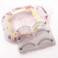 Hot selling Sharpened by hand Natural Slim Eye tail lengthened and Encrypted Tapered false strip eyelashes SG20